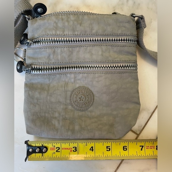 Kipling, gray adjustable strap multi-pocket mini crossbody purse - Picture 5 of 5